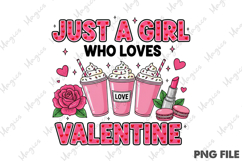 Pink Valentine PNG Sublimation Product Image 1
