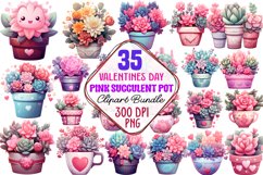 Pink Valentine Succulent Pot Clipart Bundle, Valentine Succulent Pot Clipart, Valentine Succulent Pot Sublimation, Succulent Pot Clipart, Succulent Pot Sublimation, Succulent Pot Clipart, Valentine Succulent Pot Clipart, Watercolor Valentine Succulent Pot