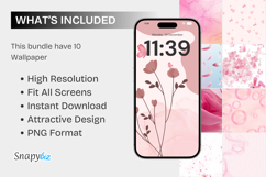Pink Floral Wallpaper For Desktop iPhone Product Image 7