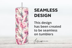 Blush Flower Mama Tumbler PNG Wrap, Tumbler Wrap for Mother Product Image 2
