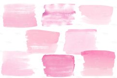 Pink Watercolor Wash Overlays Product Image 3