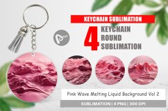 Keychain Pink Wave Liquid Product Image 1