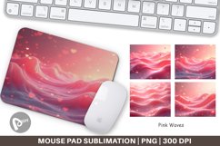 Mouse Pad Pink Flow Product Image 1