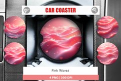 Car Coaster Pink Flow Product Image 1