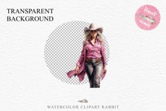 Pink Western Blonde Cowgirl Stetson Wild West Vintage Women PNG Decor Art Image Watercolor Transparent Print illustration sublimation creepy printable digital watercolor Western Cowboy Women Stetson Hat floral, Wild West clipart, vintage american women ho