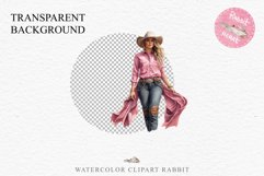 Pink Western Blonde Cowgirl Stetson Wild West Vintage Women PNG Decor Art Image Watercolor Transparent Print illustration sublimation creepy printable digital watercolor Western Cowboy Women Stetson Hat floral, Wild West clipart, vintage american women ho