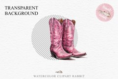 Pink Western Cowboy Boots Wild West Clipart Decor Vintage Art Image Watercolor Transparent Print illustration sublimation creepy printable digital  watercolor Western Cowboy Boots, Wild West clipart, cowboy, vintage american decoration art image
