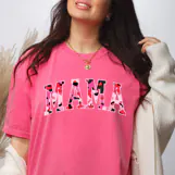 Pink Camo Mama | Girl Mom | PNG Clipart Product Image 3