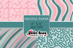 Pink Candy | 8" x 8"| Digital Paper Set Product Image 1
