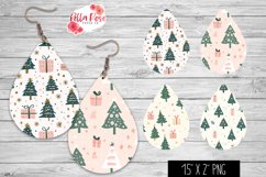 Pink Christmas | 4 Sets of Teardrop Earrings Product Image 1