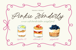 Pinkie Wonderly - Cute Handwritten Script Product Image 1