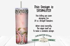 Pink Pumpkin Seamless Halloween Sublimation Tumbler Design Product Image 2