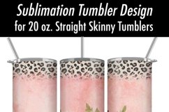 Pink Pumpkin Seamless Halloween Sublimation Tumbler Design Product Image 4