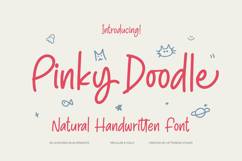 Pinky Doodle Natural Handwritten Font Product Image 1
