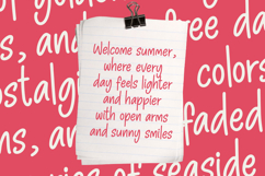 Pinky Doodle Natural Handwritten Font Product Image 12