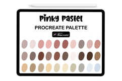 Pinky Pastel Procreate Palette - Procreate Color Palette