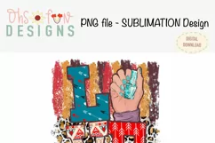 Love nail animal print sublimation png Product Image 2