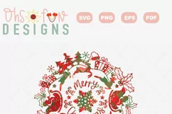 Santa Claus mandala svg | Christmas mandala svg Product Image 3