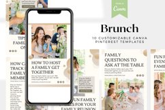 Brunch Engagement Post Pinterest Canva Templates Product Image 1