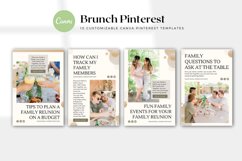 Brunch Engagement Post Pinterest Canva Templates Product Image 6