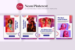 Neon Post Pinterest Templates Product Image 4