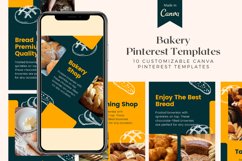 Bakery Business Pinterest Canva Templates Product Image 1