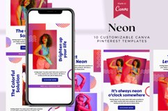 Neon Post Pinterest Templates Product Image 1