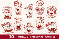 Snarky Christmas Quotes SVG Bundle Product Image 1