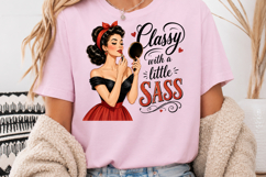 Pinup Girl Sublimation, Retro Strong Women &amp; Sunflower Product Image 3