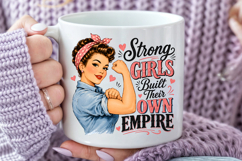 Pinup Girl Sublimation, Retro Strong Women &amp; Sunflower Product Image 4