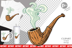 Leprechaun Pipe Clipart Product Image 1
