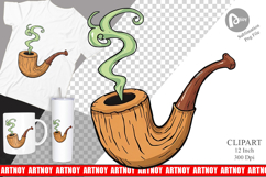 Leprechaun Pipe Clipart Product Image 1