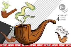 Leprechaun Pipe Clipart Product Image 1