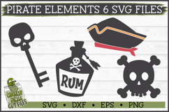 Pirate Elements 6 SVG Files Product Image 1