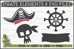 Pirate Elements 8 SVG Files Product Image 1