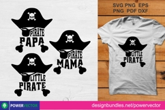 Family Matching Pirate Shirts - Little Pirate, Mama, Papa Product Image 1
