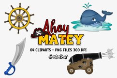 Pirates Clip Arts, sublimation designs, nautical cliparts Product Image 1