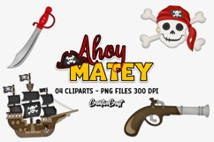 Pirates Clip Arts, sublimation designs, nautical cliparts Product Image 1