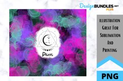 Pisces Sublimation Tumbler - Alcohol Ink - Astrological Sign Product Image 2