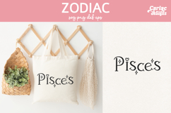 Pisces Zodiac Sign SVG and Sublimation