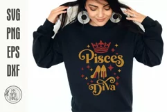 Pisces Zodiac Sign Svg cut files use for funny Birthday shirts, hoodies, iron-ons, mugs, printables, stickers, card making, pillows, sweatshirts and more.