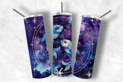 Zodiac Tumber Wrap Bundle, 20oz Skinny Tumbler Png Designs Product Image 11