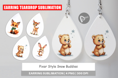 Snow Buddies Earring Product Image 1