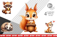 Snow Buddies Clipart Product Image 1