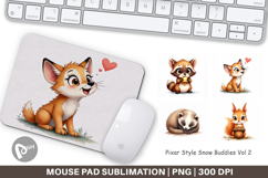 Snow Buddies Mouse Pad Product Image 1