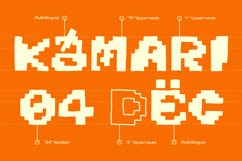 Pixdraw - Organic Imperfect Doodle Pixel Font Product Image 4