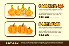 Pixdraw - Organic Imperfect Doodle Pixel Font Product Image 9