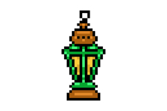 Pixel art classic lantern graphic design Product Image 1