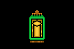Pixel art classic lantern graphic isolated Product Image 2