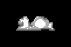 Pixel art cloud and smoke graphic clipart Product Image 2